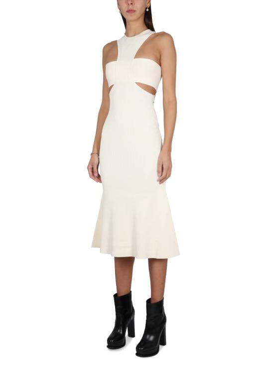 23SS 알렉산더 맥퀸 미디 원피스 734602 IVORY - ALEXANDER MCQUEEN