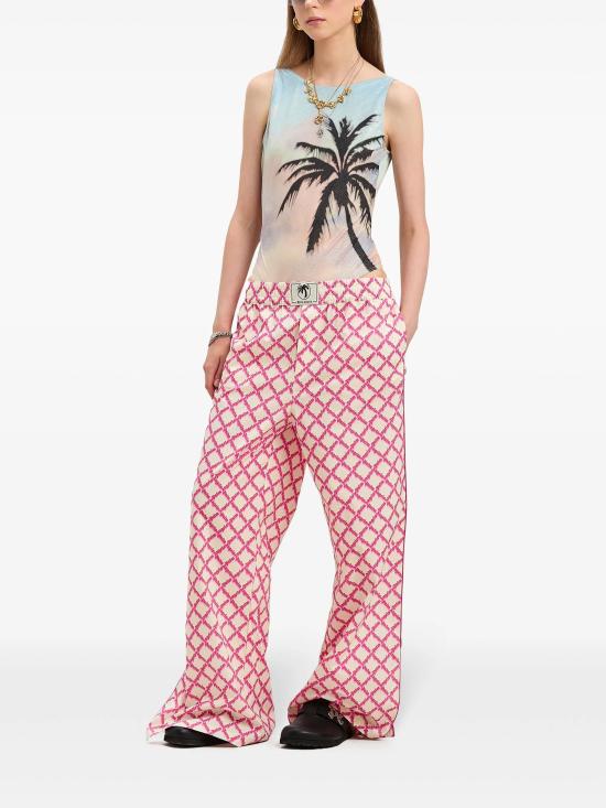 25SS 팜앤젤스 원피스 수영복 PWFC001S25FAB001 8410 MULTICOLOR BLACK - PALM ANGELS