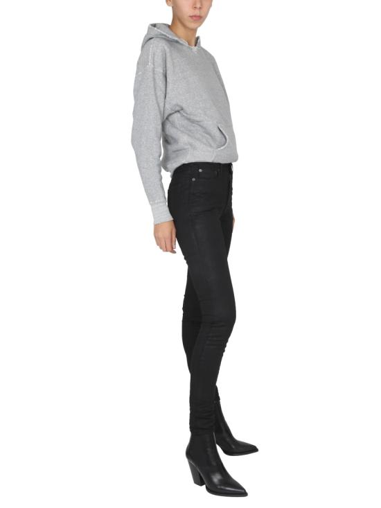 24FW 생로랑 후드 티셔츠 704159 GREY - SAINT LAURENT