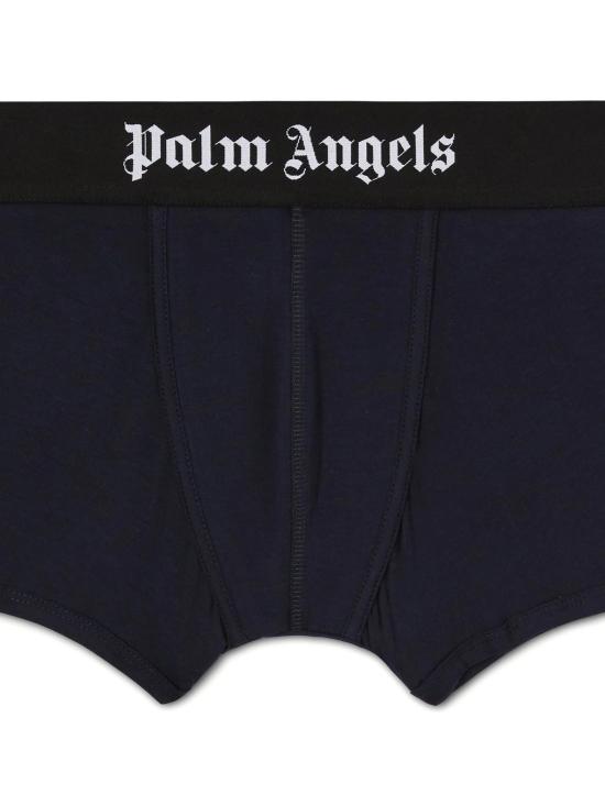 25SS 팜앤젤스 팬티 PMUH009S25FAB001 4610 NAVY BLUE BLACK - PALM ANGELS