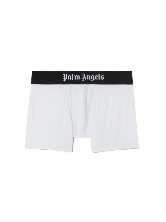 25SS 팜앤젤스 팬티 PMUH009S25FAB001 0110 WHITE BLACK - PALM ANGELS