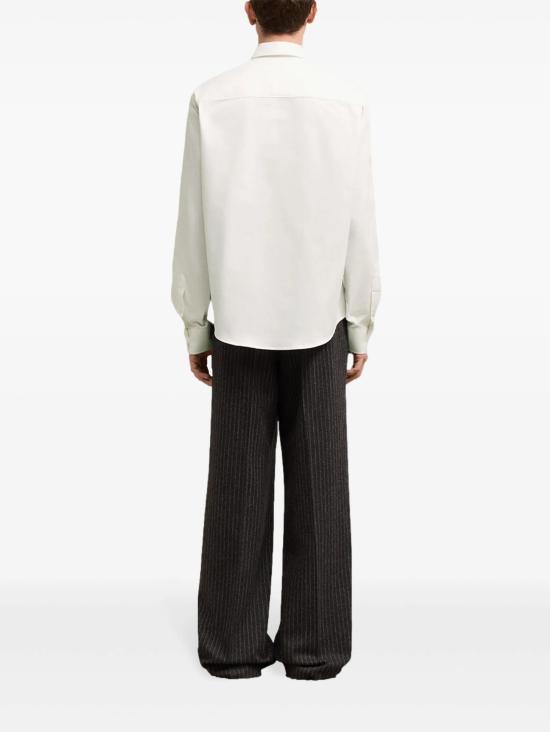 26SS 아미 ADC버튼 다운 셔츠 BFUSH063CO0031 168 BLANC NATUREL - AMI