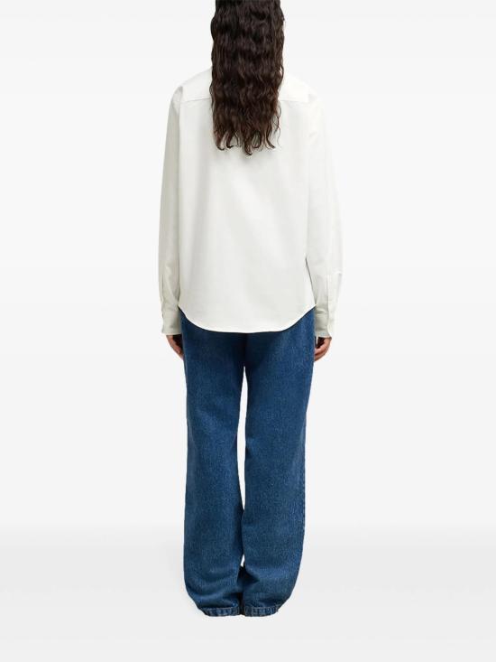 26SS 아미 ADC버튼 다운 셔츠 BFUSH063CO0031 168 BLANC NATUREL - AMI