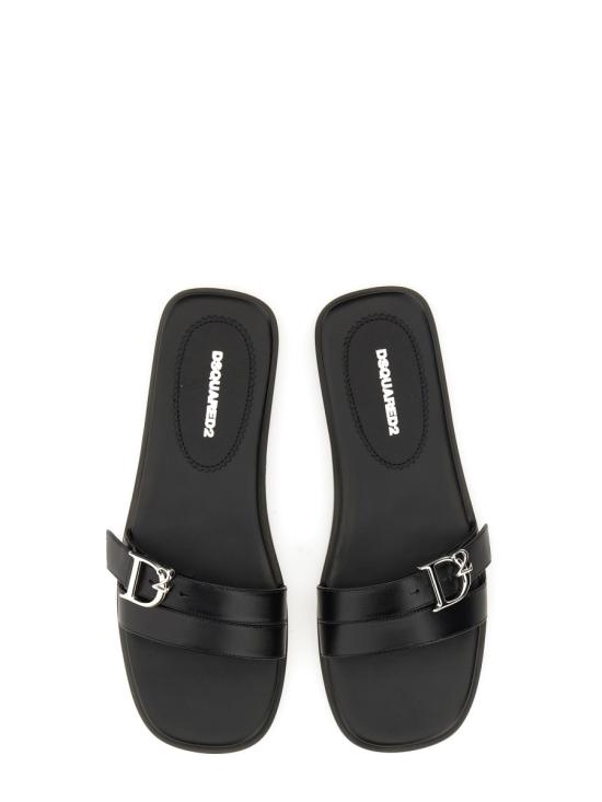  디스퀘어드2 뮬/슬리퍼 FSW0054 BLACK - DSQUARED2