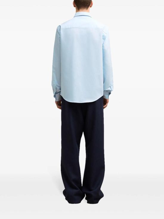 26SS 아미 ADC버튼 다운 셔츠 BFUSH063CO0031 450 BLEU CIEL - AMI