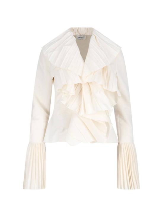 25SS 알렉산더 맥퀸 블라우스 818373 QEAF29015 WHITE