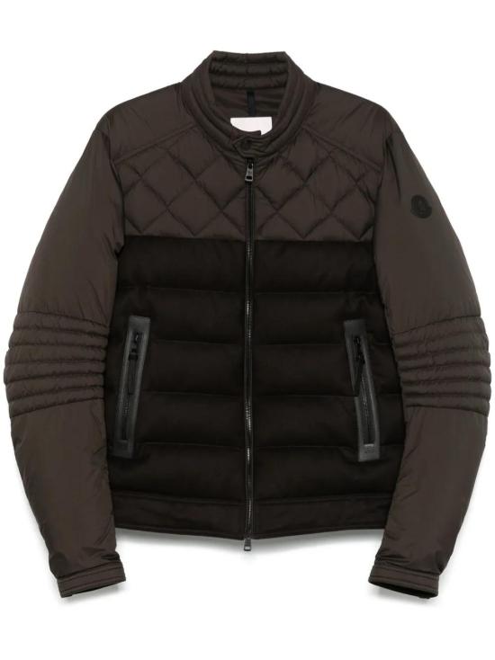  몽클레어 바이커 자켓 J20911A00170596K7 walnut