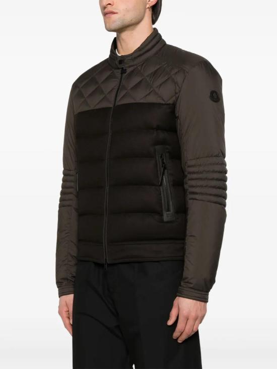  몽클레어 바이커 자켓 J20911A00170596K7 walnut - MONCLER