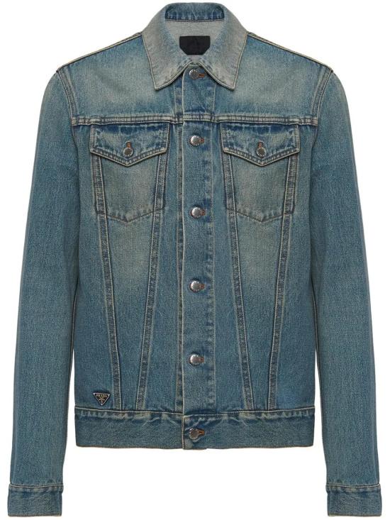  프라다 데님 자켓 GEB227S23112K1