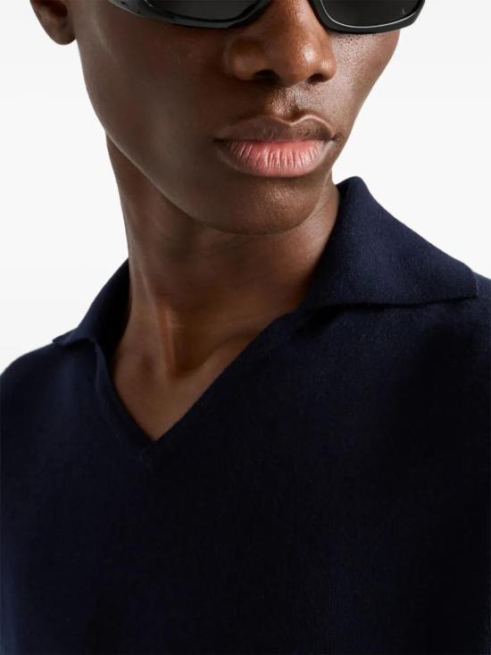  프라다 반팔 티셔츠 UMB814SOOO1451 navy - PRADA