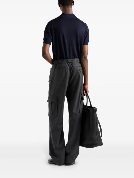  프라다 반팔 티셔츠 UMB814SOOO1451 navy - PRADA