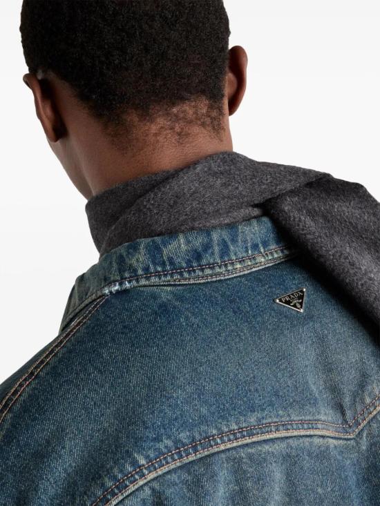  프라다 데님 셔츠 GEC104SOOO10UJ indigo - PRADA