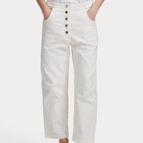  레이첼 코미 크롭 팬츠 엘킨 팬츠 더티 화이트 - RACHEL COMEY