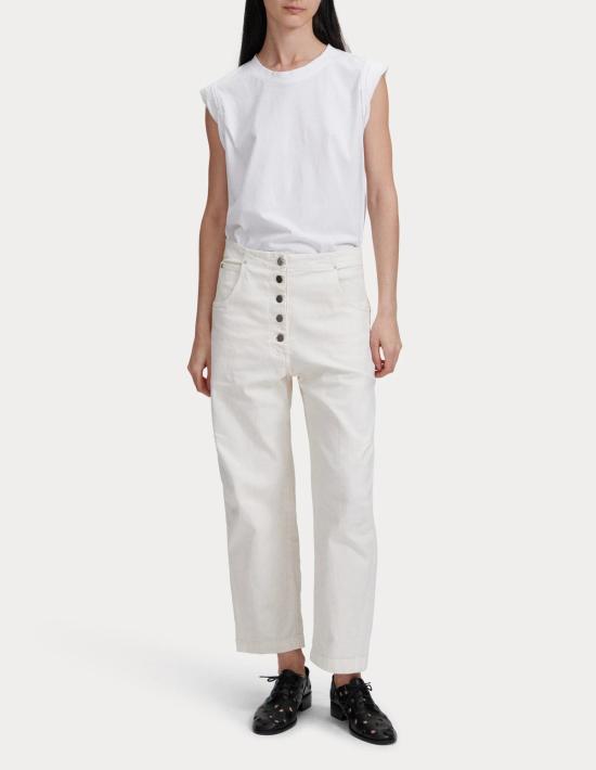  레이첼 코미 크롭 팬츠 엘킨 팬츠 더티 화이트 - RACHEL COMEY