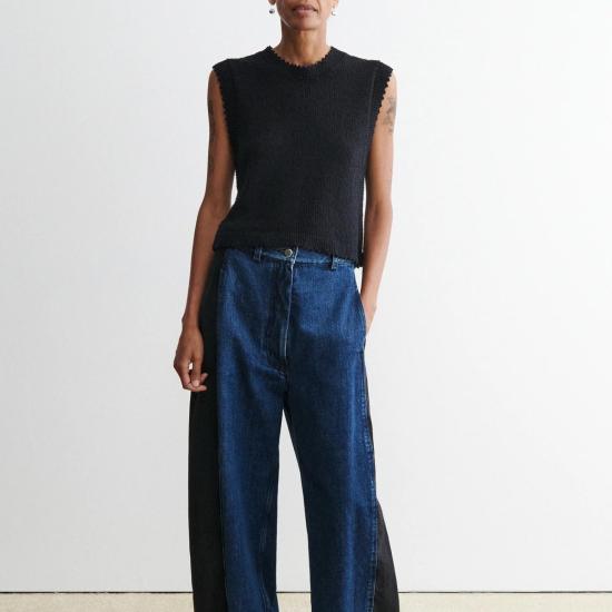  레이첼 코미 민소매 티셔츠 릴렌트  블랙 - RACHEL COMEY