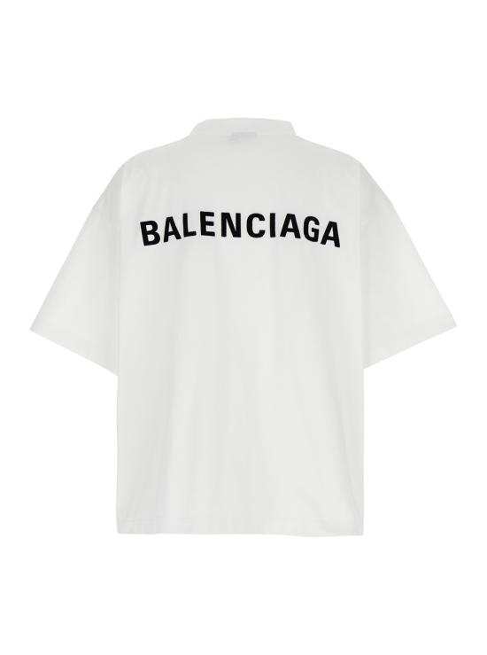 25FW 발렌시아가 반팔 티셔츠 818431TPVK19040 White - BALENCIAGA