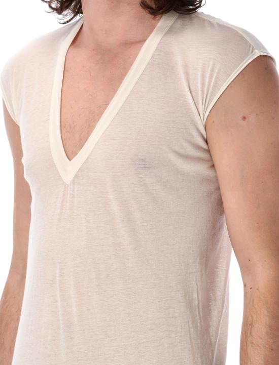 25SS 릭 오웬스 반팔 티셔츠 RU01E5233UC 21 NATURAL - RICK OWENS