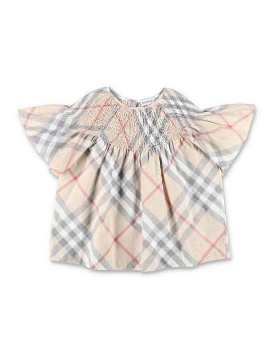 25SS [키즈] 버버리 셔츠 8100059 A2205 PALE STONE IP CHECK