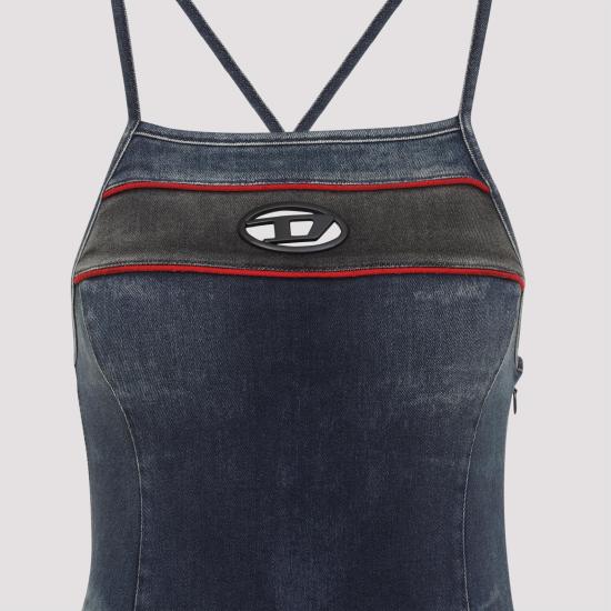 25SS 디젤 원피스 A17351 0ABCZ 01 DENIM BLUE - DIESEL