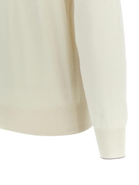  브루넬로 쿠치넬리 스웨터 M2900100CXV04 white - BRUNELLO CUCINELLI