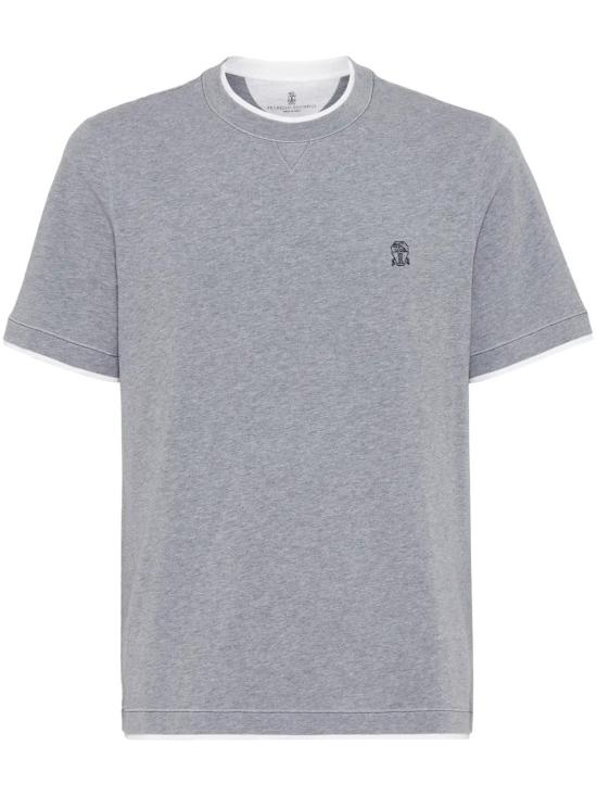  브루넬로 쿠치넬리 반팔 티셔츠 M0B137451GCXT40