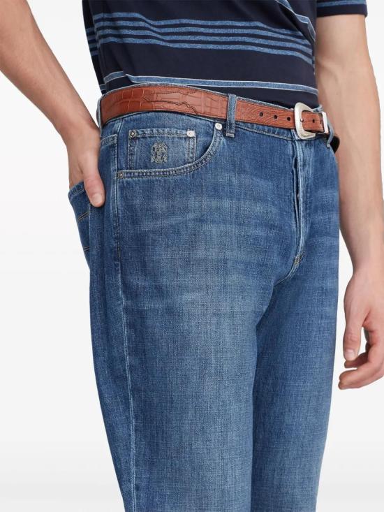  브루넬로 쿠치넬리 데님 팬츠 M0Z37D3210C1471 - BRUNELLO CUCINELLI