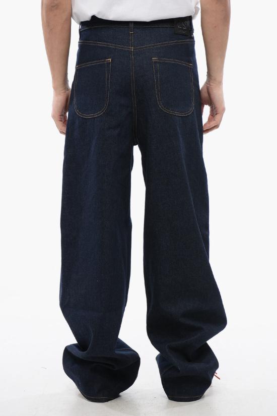  오프화이트 데님 팬츠 OMYA185S24 DEN001 4522 Blue - OFF WHITE