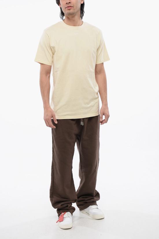  오프화이트 반팔 티셔츠 OMAA027S24JER0020301 Beige - OFF WHITE