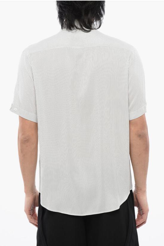  오프화이트 반팔 셔츠 OMGG012S24FAB0031401 Black White - OFF WHITE