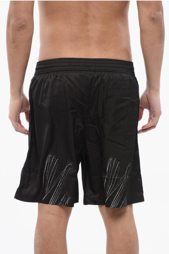  오프화이트 스윔팬츠 OMFD008S24FAB0031001 Black - OFF WHITE