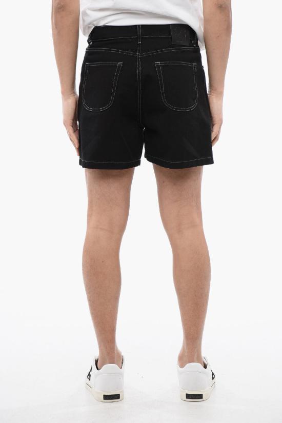  오프화이트 숏팬츠 OMYC022S24DEN0011203 Black - OFF WHITE