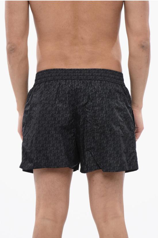  오프화이트 스윔팬츠 OMFD011C99FAB0021000 Black - OFF WHITE