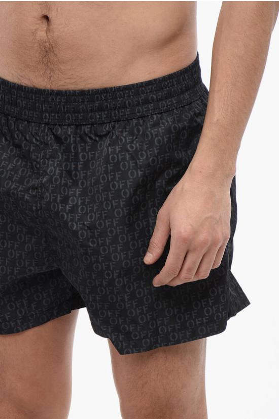  오프화이트 스윔팬츠 OMFD011C99FAB0021000 Black - OFF WHITE