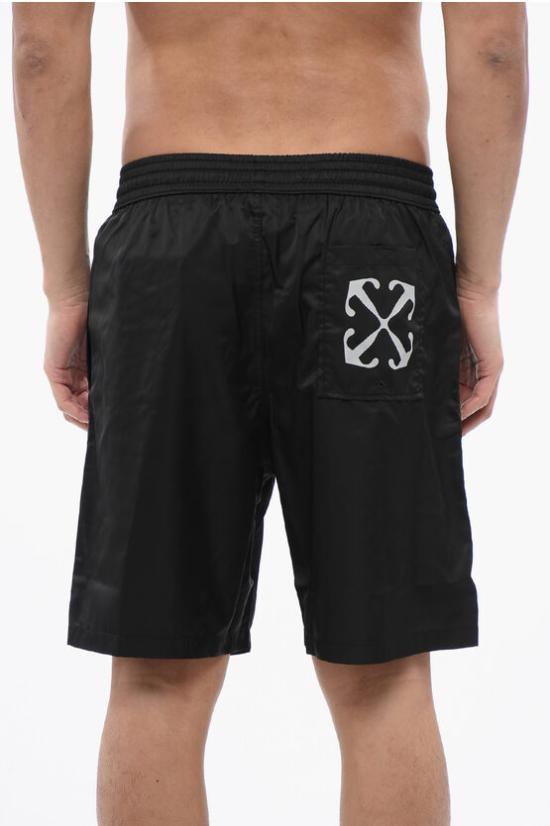  오프화이트 스윔팬츠 OMFD008C99FAB0011001 Black - OFF WHITE