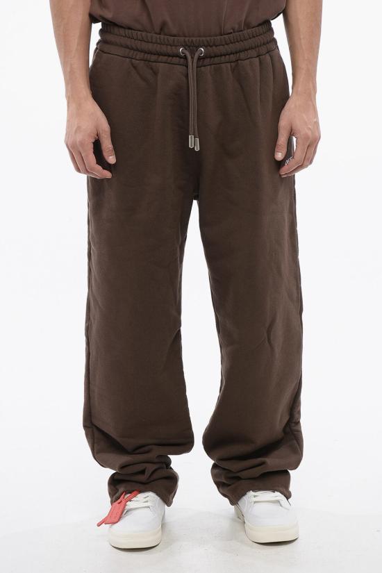  오프화이트 트레이닝/조거 팬츠 OMCH054S24FLE0032801 Brown