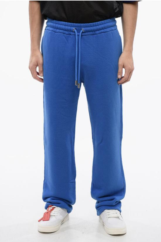  오프화이트 트레이닝/조거 팬츠 OMCH054S24FLE0024601 Blue