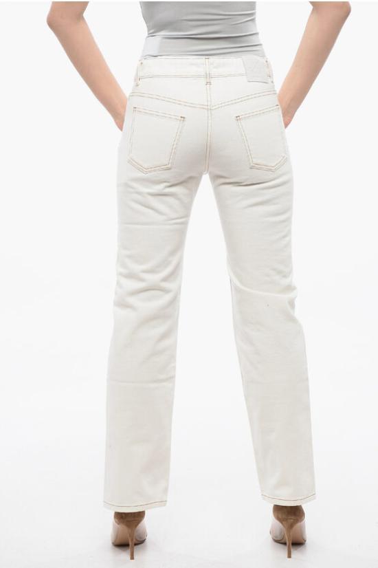  오프화이트 데님 팬츠 OWYA059S24DEN0010100 White - OFF WHITE