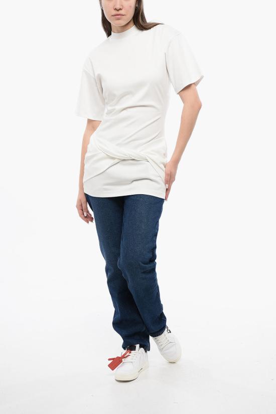  오프화이트 반팔 티셔츠 OWDB514S24JER0010101 White - OFF WHITE