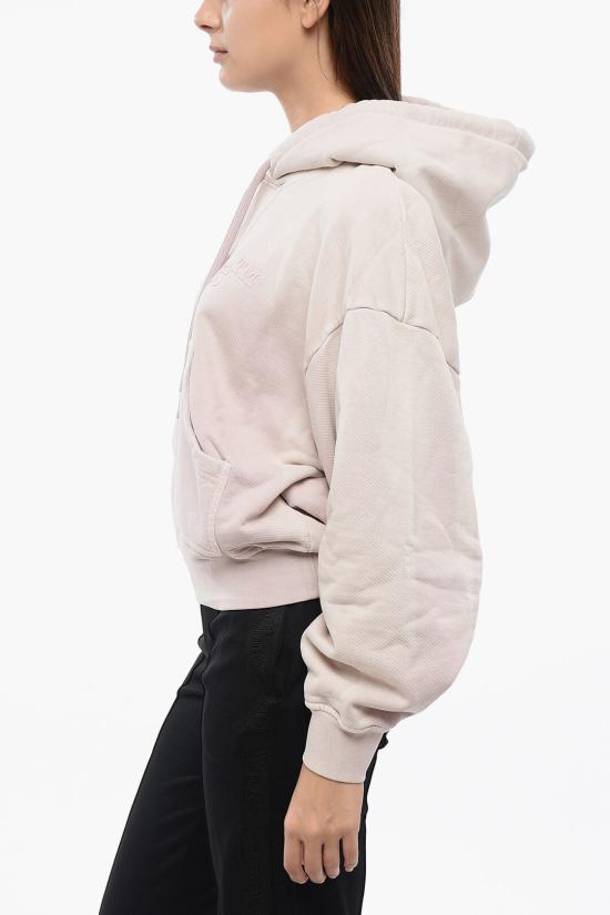  오프화이트 후드 티셔츠 OWBB061S24FLE0023636 Pink - OFF WHITE