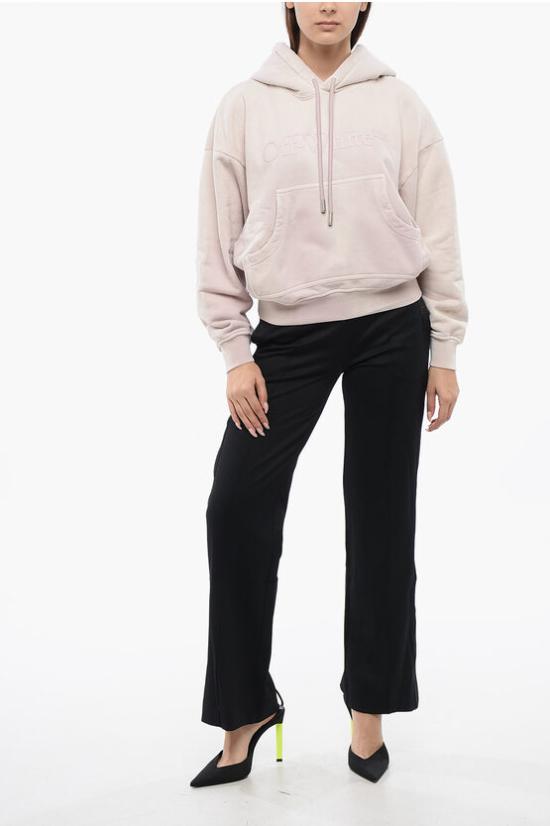  오프화이트 후드 티셔츠 OWBB061S24FLE0023636 Pink - OFF WHITE