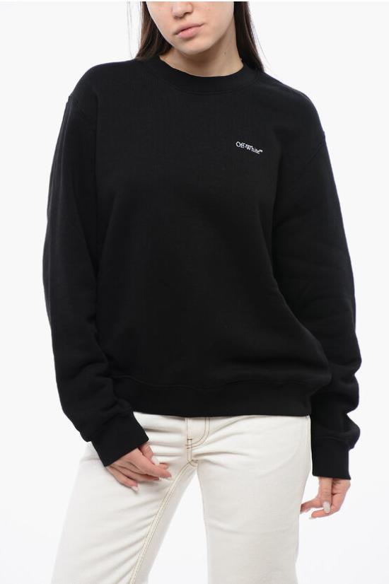  오프화이트 긴팔 티셔츠 OWBA055S24FLE0011084 Black