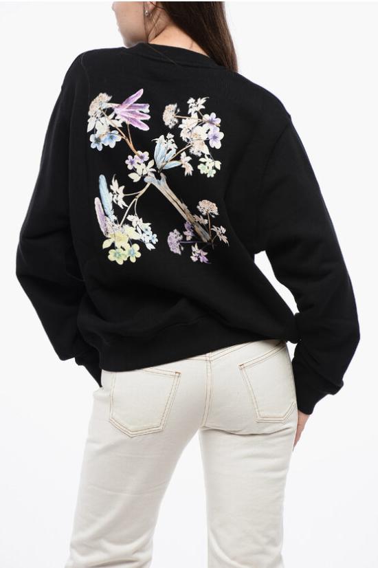  오프화이트 긴팔 티셔츠 OWBA055S24FLE0011084 Black - OFF WHITE