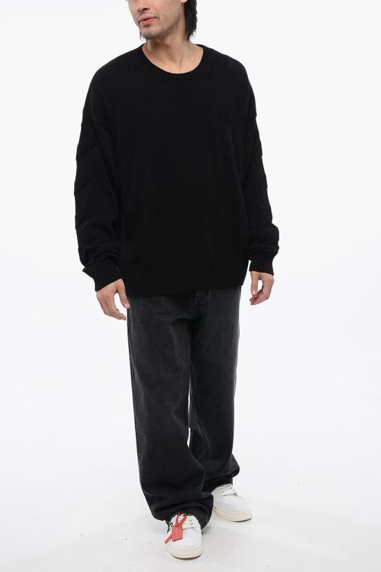  오프화이트 스웨터 OMHE151C99KNI0011010 Black - OFF WHITE