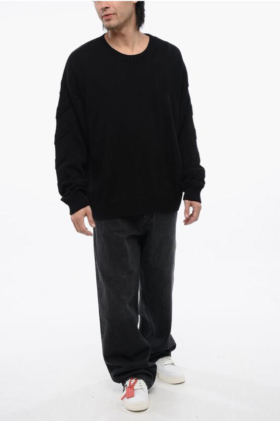  오프화이트 스웨터 OMHE151C99KNI0011010 Black - OFF WHITE