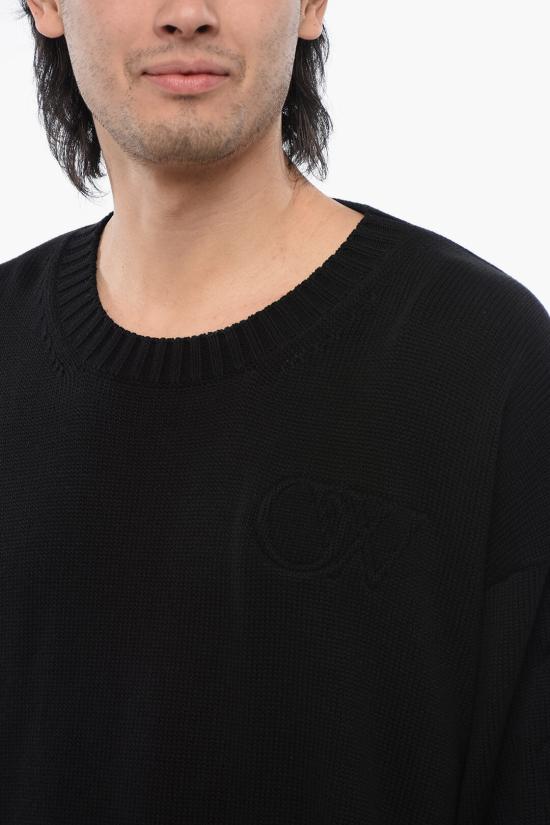  오프화이트 스웨터 OMHE151C99KNI0011010 Black - OFF WHITE