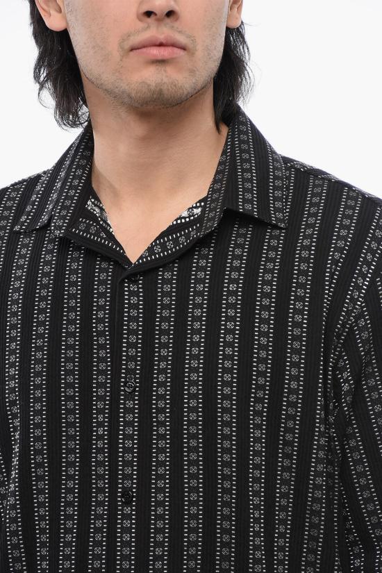  오프화이트 반팔 셔츠 OMGG013S24FAB0018200 Black - OFF WHITE