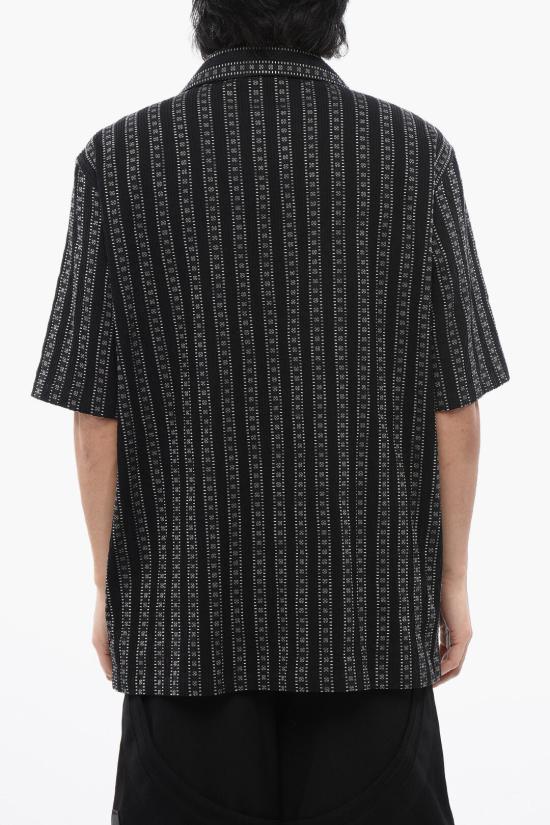  오프화이트 반팔 셔츠 OMGG013S24FAB0018200 Black - OFF WHITE