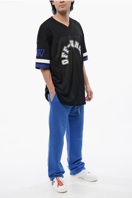  오프화이트 반팔 티셔츠 OMAA169S24JER0011001 Black - OFF WHITE