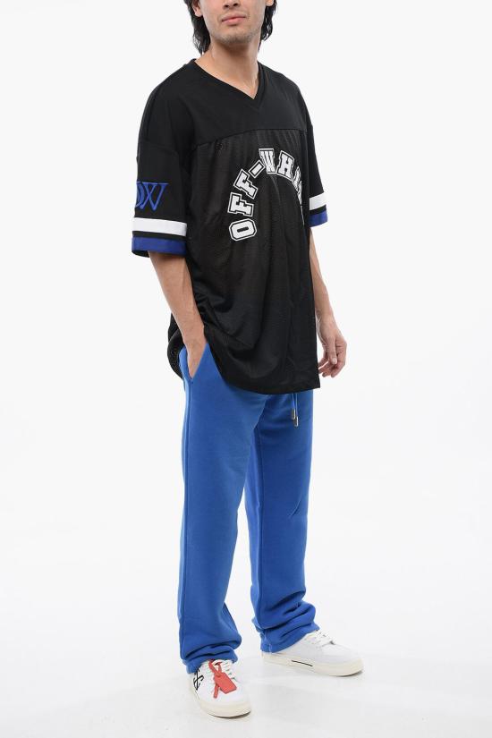  오프화이트 반팔 티셔츠 OMAA169S24JER0011001 Black - OFF WHITE