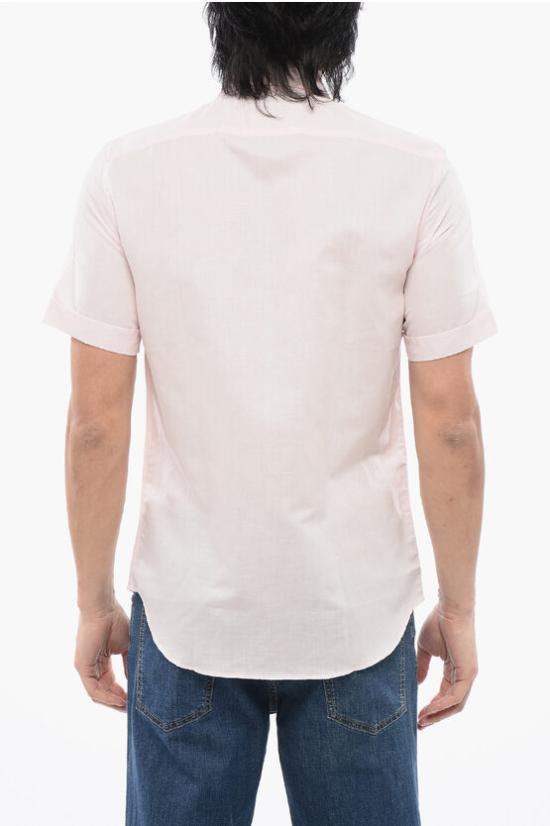  꼬르넬리아니 반팔 셔츠 69PNNN 2220262 008 Pink - CORNELIANI